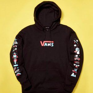 Vans Family Holiday Classic Action Sports Pullover Hoodie ~ Ultra Rare Exclusive